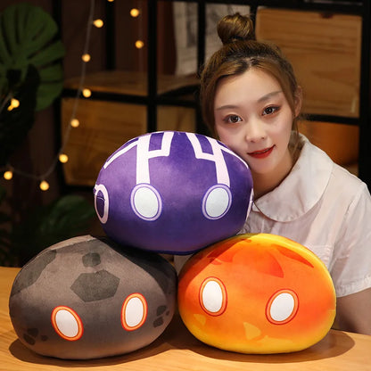 10cm Genshin Slime Plush Pendant Toys Genshin Impact Stuffed Pillow Cute Anime Game Original God Cosplay Fans for Kid Gift