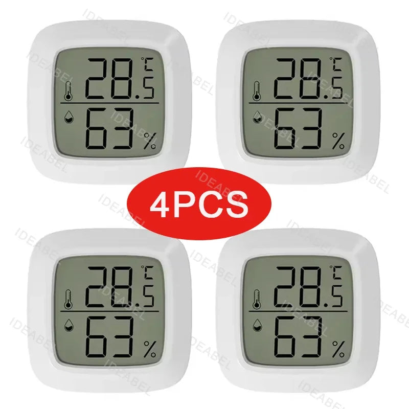 4-10PCS Mini LCD Digital Thermometer Hygrometer Indoor Room Temperature And Humidity Meter Sensor Meter Home Thermometer
