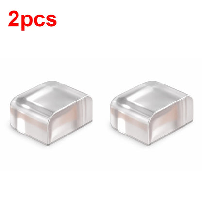 1-8Pcs Transparent Silicone Door Stopper No Drill Anti Bump Pad for Office Home Safety Protection Dodgers Door Stop