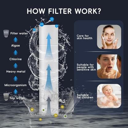 Filtered Supercharged Shower Head Four-speed Adjustment With Water Seal Multi-functional Home Shower Bathroom Accessories