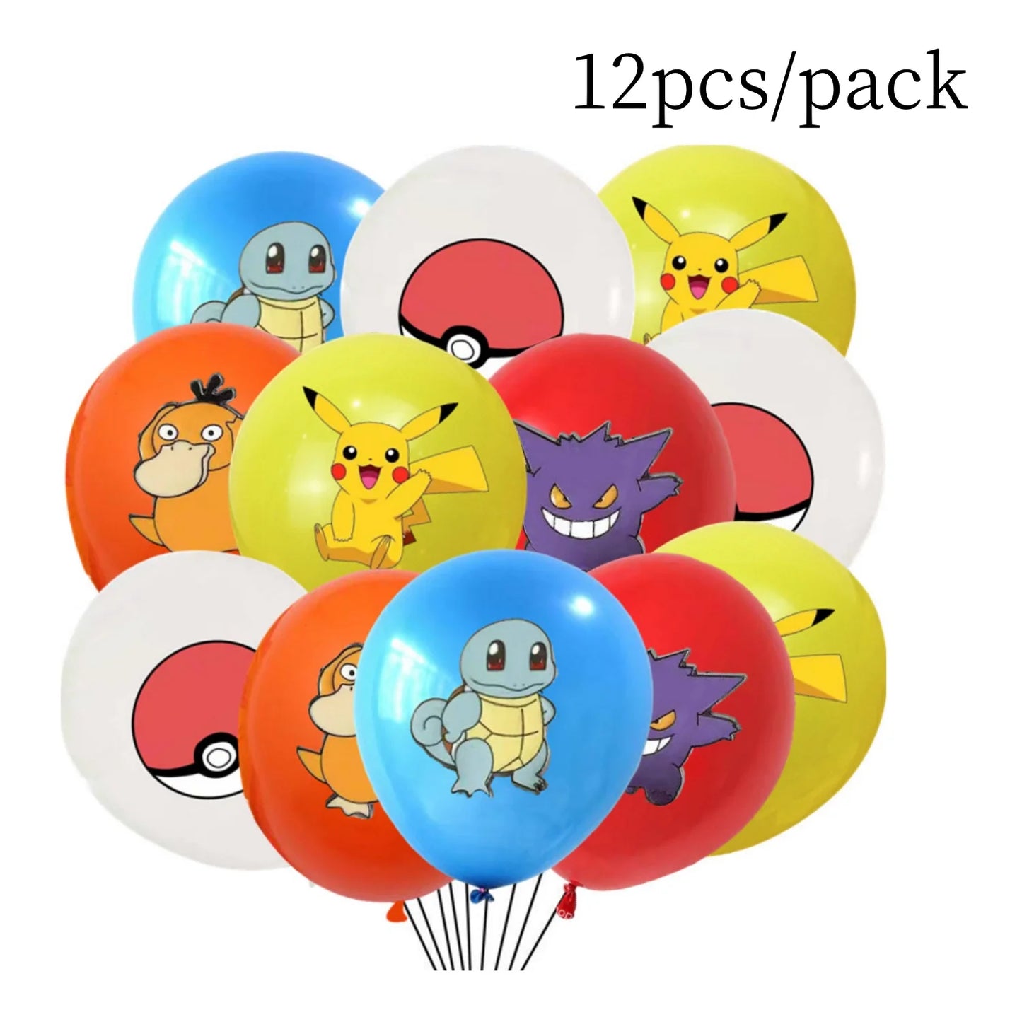 Decoration Pokemon Birthday Party Hats Pikachu Disposable Tableware Tablecloth Cup Plate Napkin Baby Shower Party Favors Pokemon