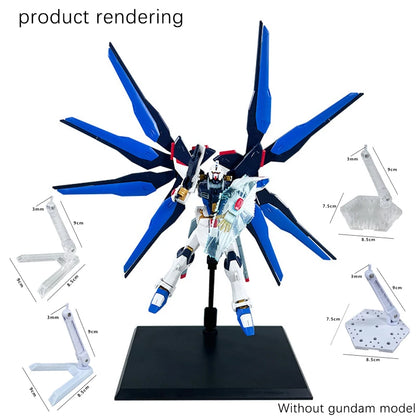 Innovative And Practical Handmade Doll DIY Holder Action Figure Model Base Display Stand Black Bracket For 1/144 HG RG
