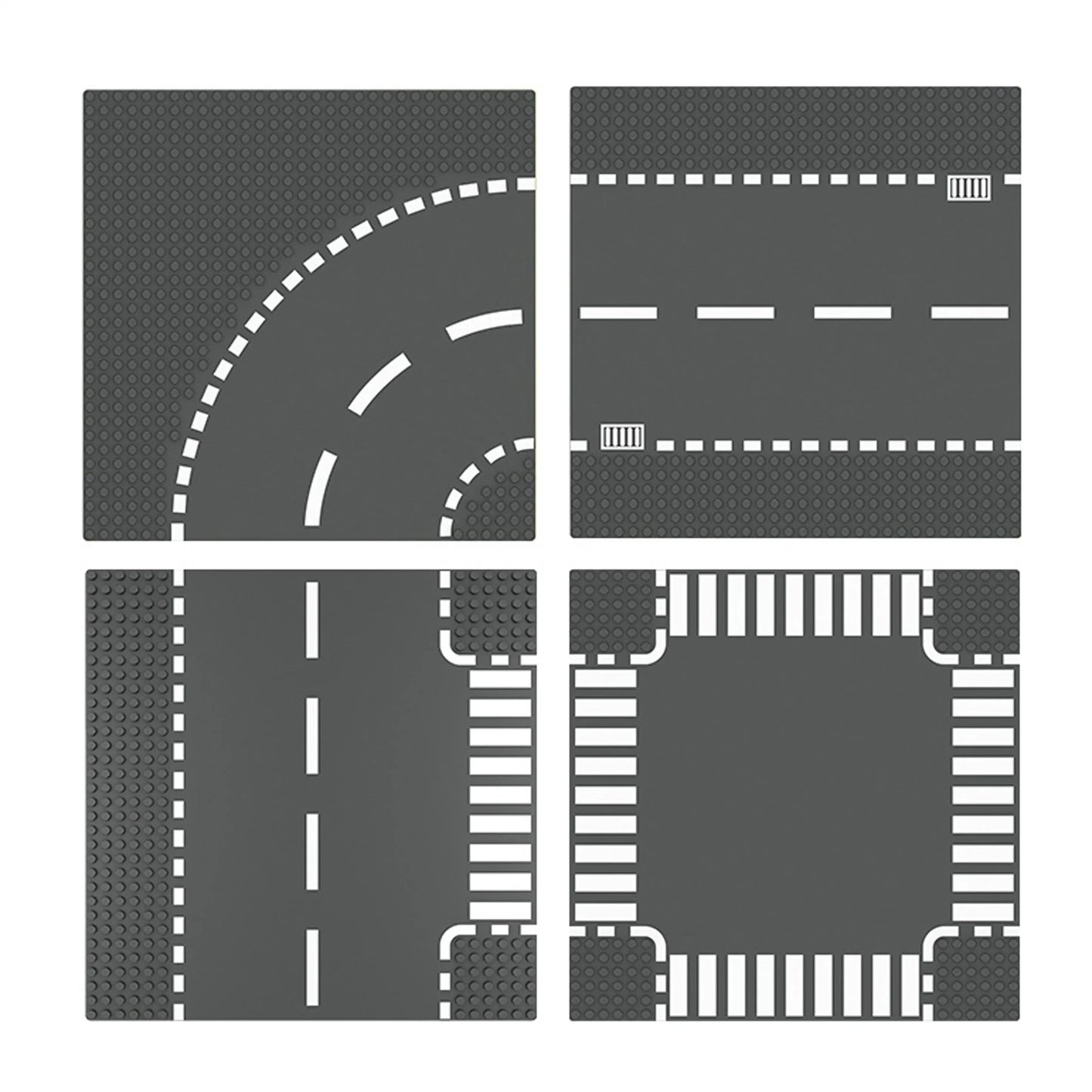 32X32 Dots Styles Classic Building Block Base Plate City View Traffic Road Figures Construction Toys Bricks Plastic Baseplates