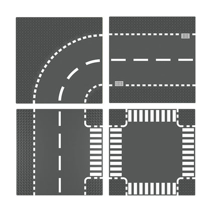 32X32 Dots Styles Classic Building Block Base Plate City View Traffic Road Figures Construction Toys Bricks Plastic Baseplates