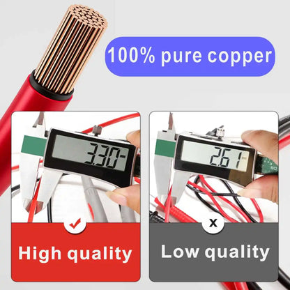 Multimeter Probe Test Line  Multimeter Test Leads 1000V/20A (Gold-Plated Special Tip)