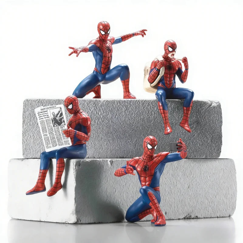 u HOT Hasbro Marvel Spider Man Superhero Spiderman 7-9cm Action Figure Spider-Man Anime Collection Mini Toys Model Children Gift