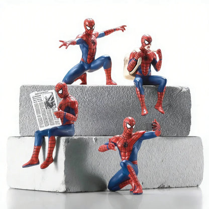 u HOT Hasbro Marvel Spider Man Superhero Spiderman 7-9cm Action Figure Spider-Man Anime Collection Mini Toys Model Children Gift