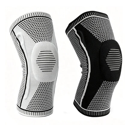 1 PCS Silicone Compression Protection Sport Knee Braces Knee Pads Strap Patella Medial Support Meniscus Basketball Running Prot