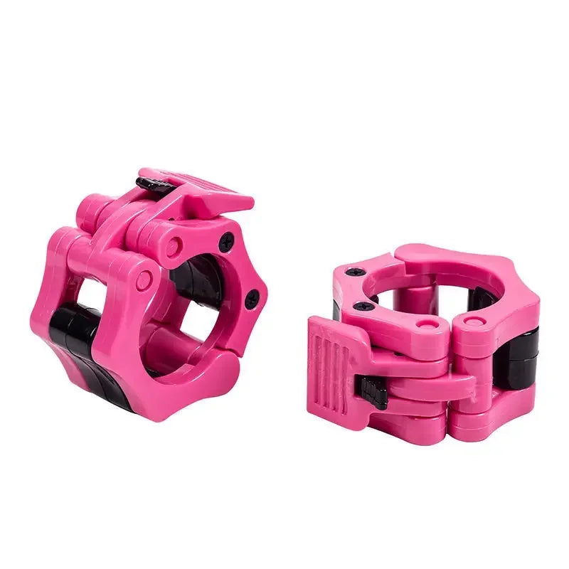 2Pcs 25/50mm Quick Release Barbell Clamps Spin Lock Barbell Collars Weight Bar Clips for Weightlifting and Strength Training