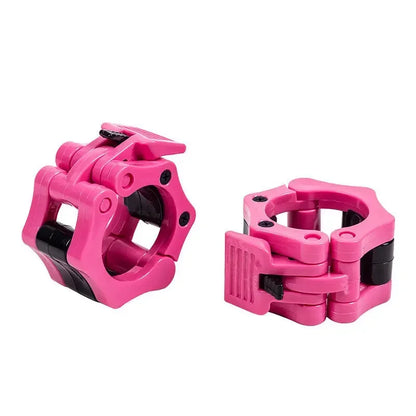 2Pcs 25/50mm Quick Release Barbell Clamps Spin Lock Barbell Collars Weight Bar Clips for Weightlifting and Strength Training