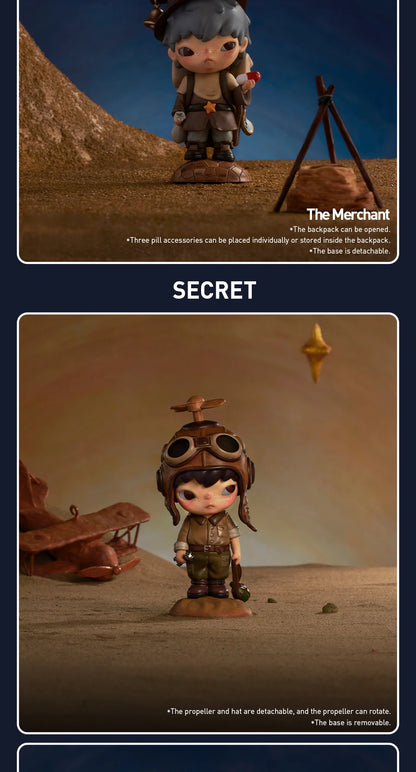 POP MART Hirono Le Petit Prince Series Blind Box Toys Kawaii Anime Action Figure Cartoon Model Surprise Box Mystery Box