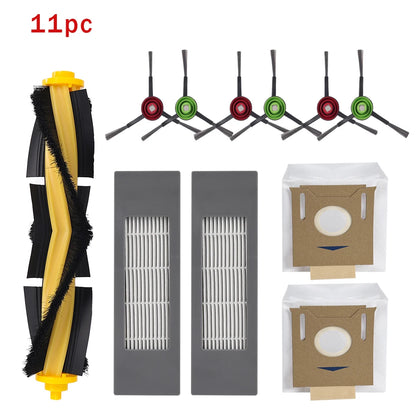 Accessories For ECOVACS Deebot T8 AIVI N8 Pro AIVI N9 N10 N10 Plus Side Brush,Main Brush,  Filter, Dust Bag,Hepa Filter
