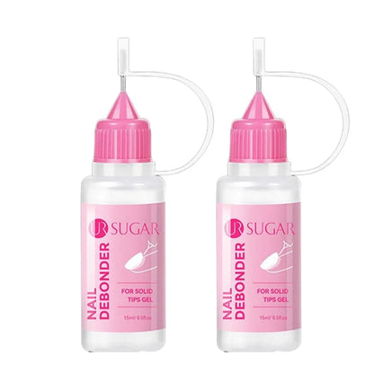 Nail Solid Gel Glue Remover & Debonder Fast Dissolve Liquid for Fake Tips Press On Nails, False Nails | Quick Manicure Tool