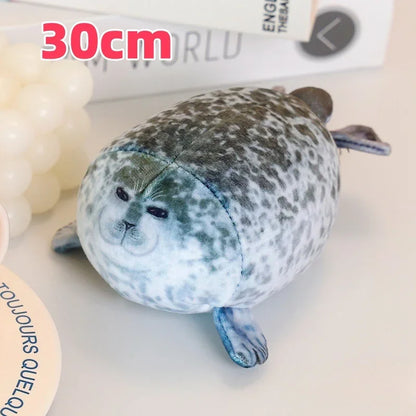 Simulation Seal Sea Lion Plush Toys Hot Sale Mom-Children Seal Doll Cozy Cotton Stuffed Throw Pillow Back Cushion Cute Gift
