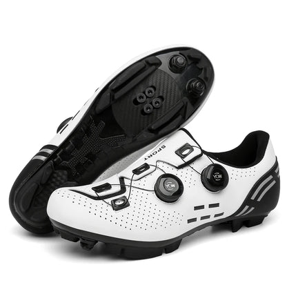 Cycling Shoes Men's Mountain Bike And Road Cycling Shoes,Lightweight And Breathable,Suitable For Speed Riding, Off-road, SPD-MTB
