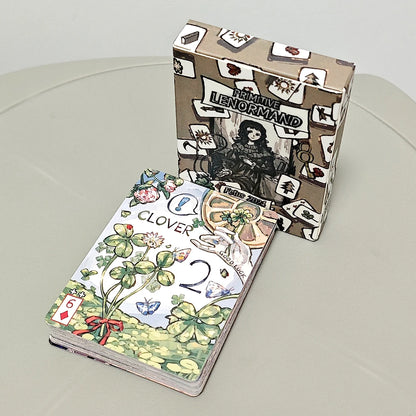 Primitive Lenormand Deck Rana System 42 Pcs Beginner-Friendly Lenormand Cards - 9*6cm