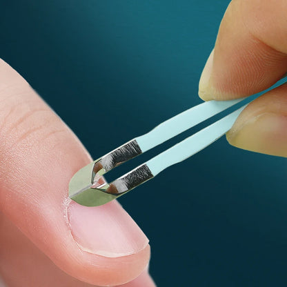 Small Nail Cuticle Scissors Tweezers Mini Nail Clipper Cutter Trimmer for Finger &Toe Dead Skin Remove Pedicure Tools
