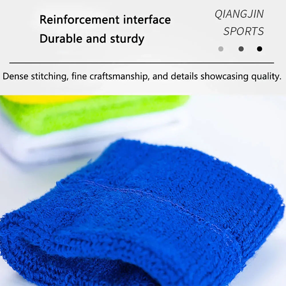 1/10pcs Wrist Support Band Wristband Sport Bracers Sweat Towel Cuff Tennis Wrist Guard Protector Strap Fitness Run Sweatband Gym