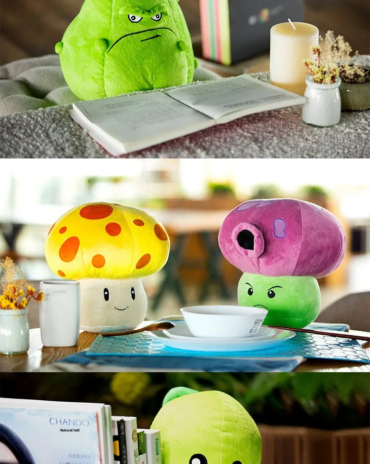 Plants vs Zombies 2 Sunflower Peashooter Coconut Plush Doll Toy Pillow Toy Figures  Soft Large Zombie Pillow Teens Holiday Gifts
