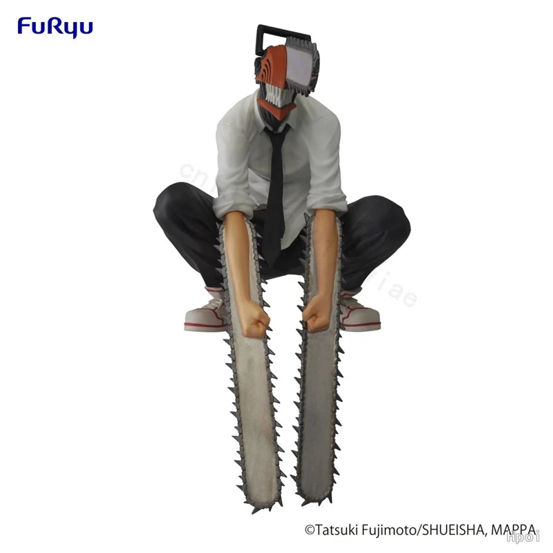14cm Chainsaw Man Anime Figure Power/Denji Action Figure PVC Chainsaw Man Noodle Stopper Figurine Adult Collection Model Toys