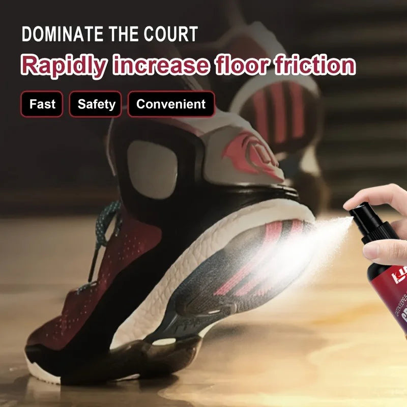 NEW！！Anti-Slip Grip Spray for Basketball Shoes - Anti-Slip Court Traction, Extend Shoe Life, Quick Use for Basketball,