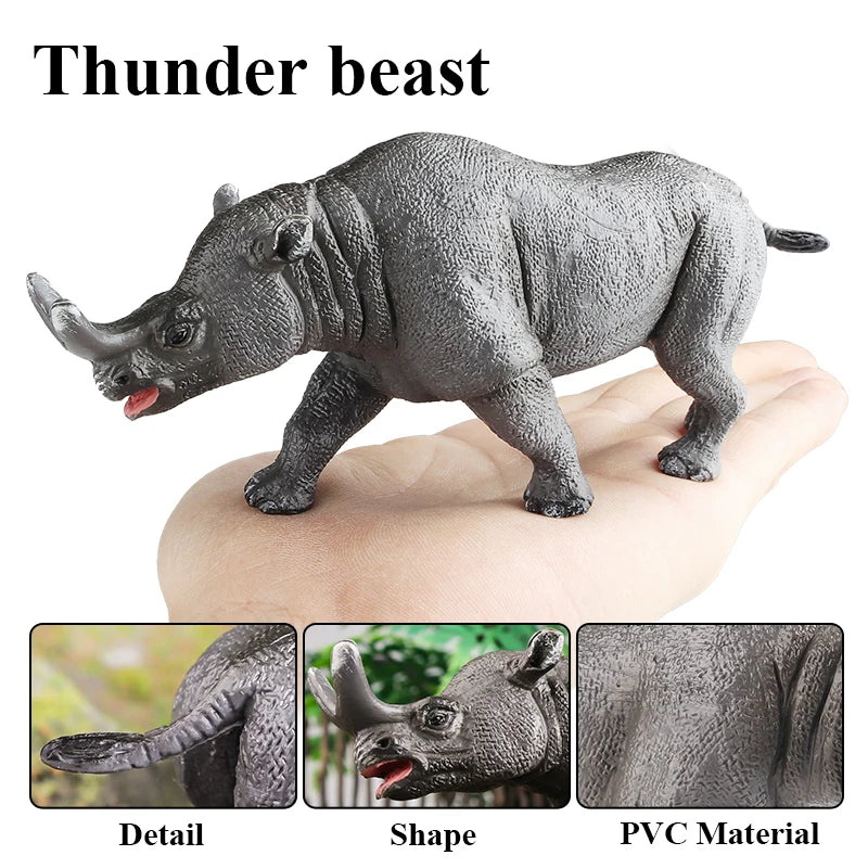 Oenux Prehistoric Wild Animals Simulation Armadillo Doedicurus Sabretooth Model Action Figures PVC Collection Toy For Kid Gift