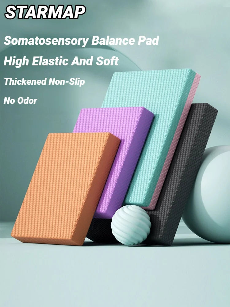 Balance Pad Non-Slip Foam Mat Ankles Knee Cushion For Core And Strength Stability Training Yoga Fitness Thickened High Rebound