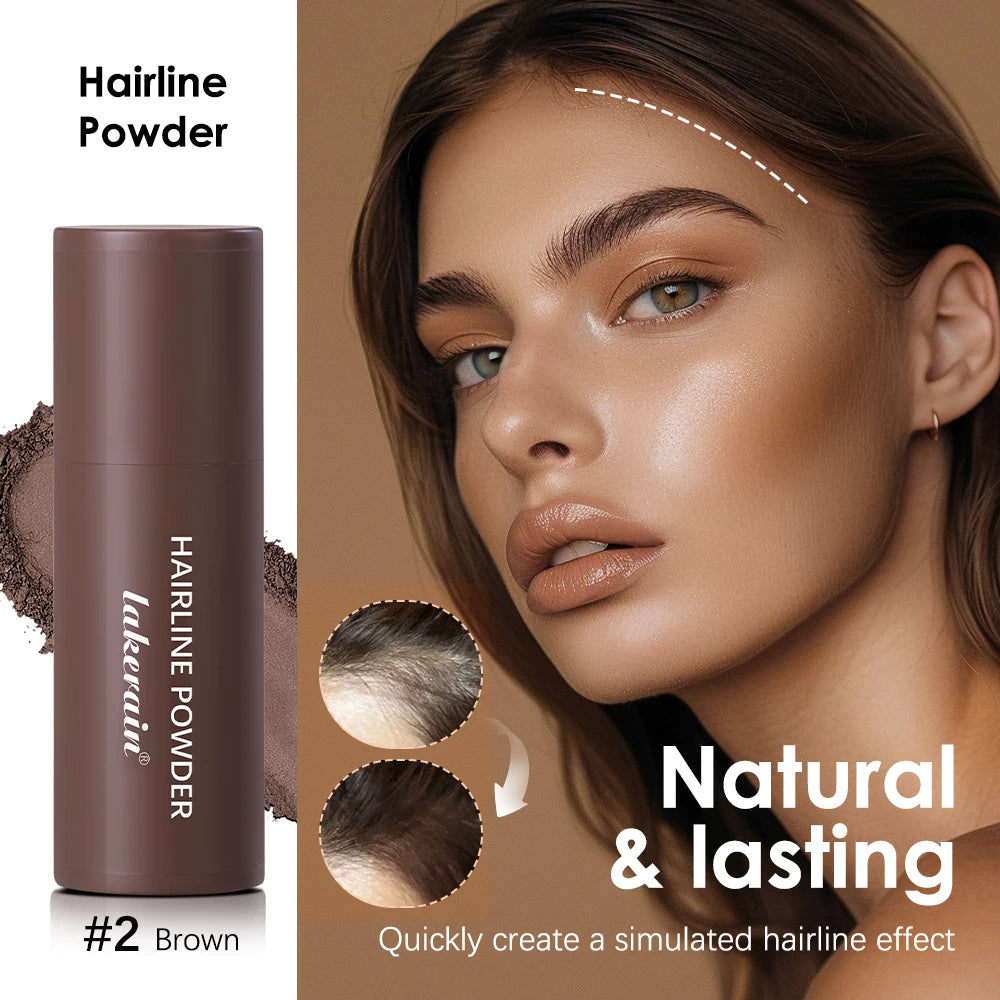 Waterproof Hairline & Root Concealer Pen – Instant Grey Coverage with Easy Blend Powder Stick for Normal Hair