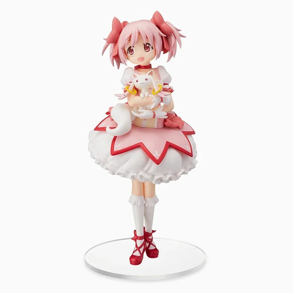 22cm PMMM Magical girl Anime Figure Kaname Madoka Action Figure Kawaii Akemi Homura Figurine cute Loli Collection Model Toy Gift