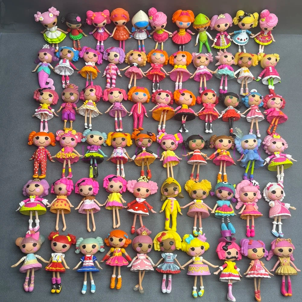 Original 8-10cm Can Choose Lalaloopsy Little Sister and Pet Dolls PVC Girls' Holiday Gift Collection Pvc Toys