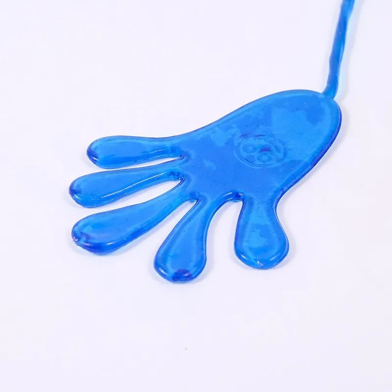5-50 Pcs Kids Funny Sticky Hands toy Palm Elastic Sticky Squishy Slap Palm Toy Novelty Gift Party Toys Birthday For Children