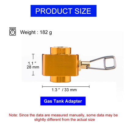 Widesea Camping Stove Propane Refill Adapter Gas Burner Gas Filling Butane Cylinder Tank LPG Saver Camping Equipment