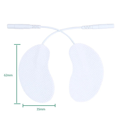 2/4/6/8pcs Electrode Pads For Eye Massage Acupuncture Facial Lifting Jawline Face Massager Muscle Stimulator Electro Pad