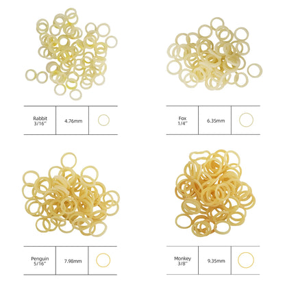 TJdent 5000Pcs/Box Dental Orthodontic Elastics Rubber Bands Zoo Pack Latex Braces Ligation Ring 3.5OZ Dentistry Material