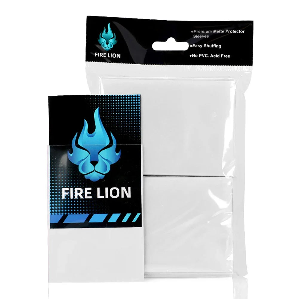 62x89mm 100PCS/Set Solid Matte Trading Card Sleeves Top Loading Japanese Size Card Protector for YGO