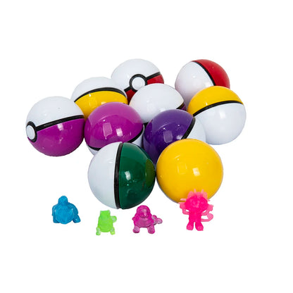 New Style 50Pcs Elf Ball 5CM 100Pcs 3CM Pokemon Anime Action Figure Pet Pikachu Pocket Monster Pokeball Toys For Kids Xmas Gifts
