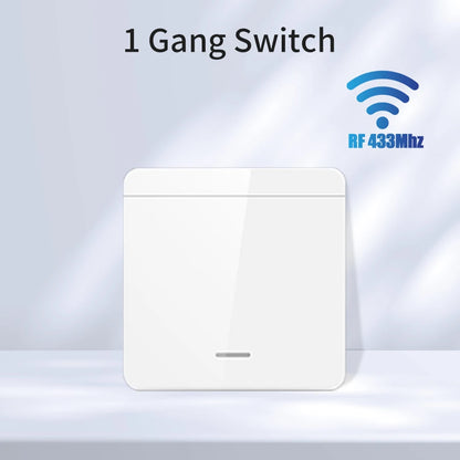 Tuya Smart WiFi Switch For Lighting RF 433MHz Wireless Switch Smart Life APP Voice Control Work With Alexa Google Home Alice