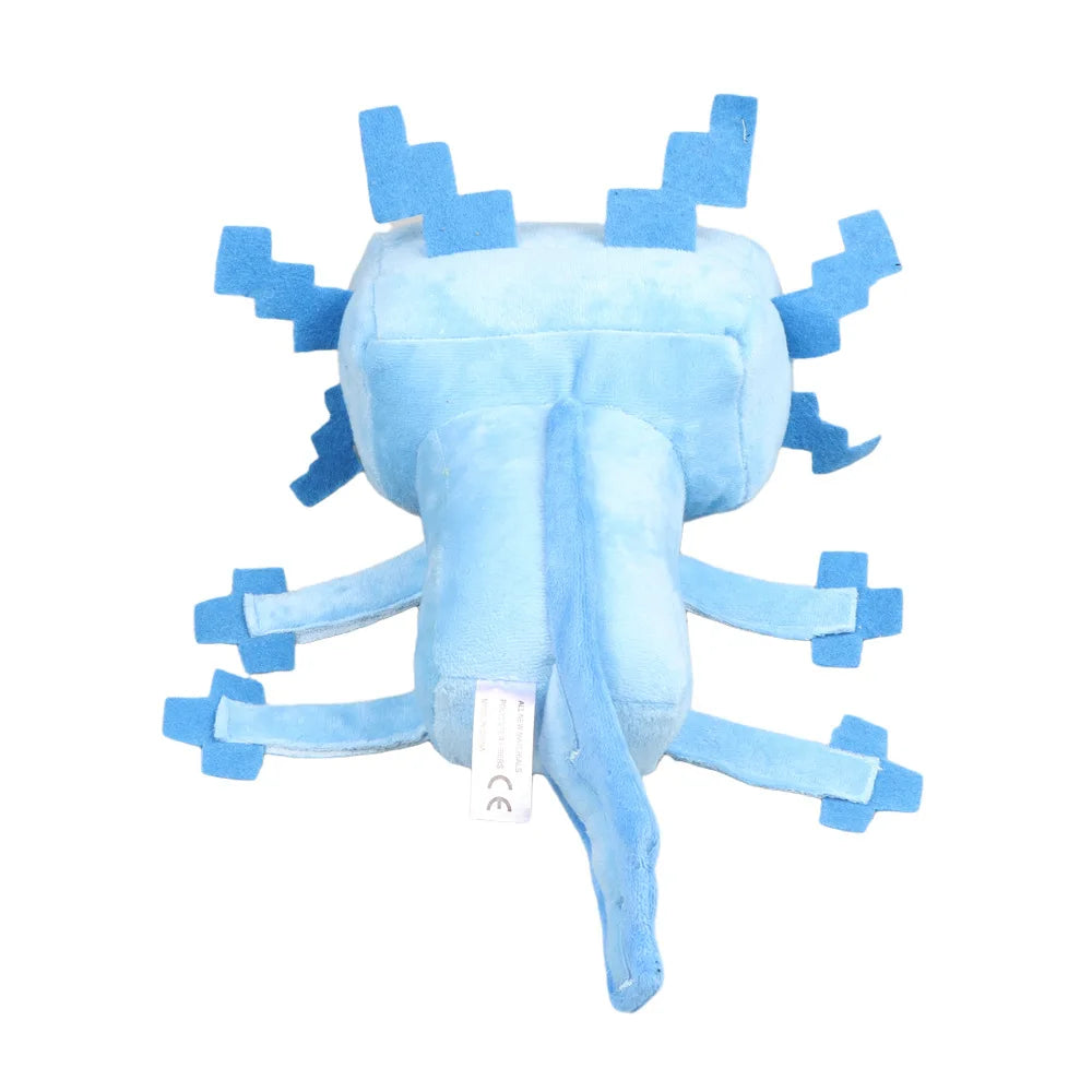 30cm Blue Axolotl Plush Toys Kawaii Axolotl Stuffed Animal Dolls Soft Game Peluche Birthday Gift for Children Kids Xmas Gift