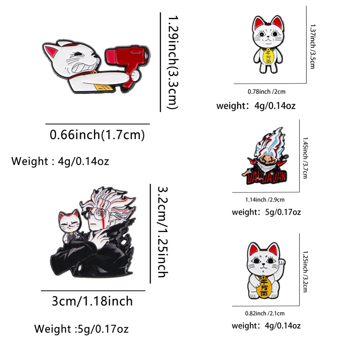 Anime Characters Enamel Brooches Badge on Backpack Lapel Pins For Clothing Fashion Jewelry Accessories Friend Gifts