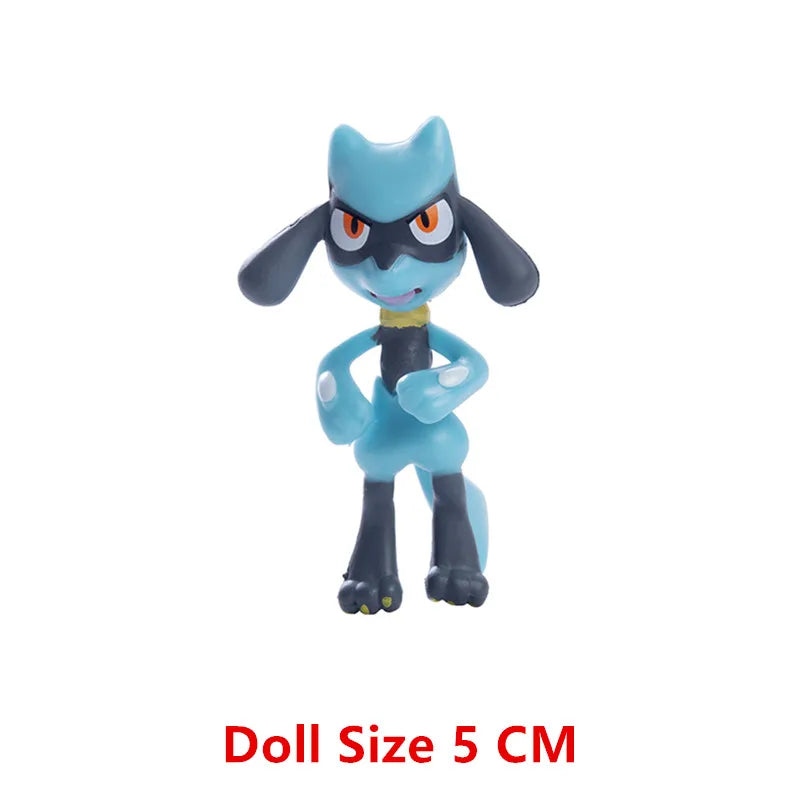 Pokemon Anime Figure Pikachu Eevee Charizard Mewtwo Cartoons Figure Collection Model Pocket Monster Action Toys Kids Birthday Gi