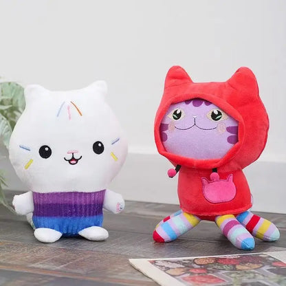 9 style Gabby Dollhouse Plush Toy Mercat Cartoon Stuffed Animals Mermaid Car Cat Plushie Doll Kids