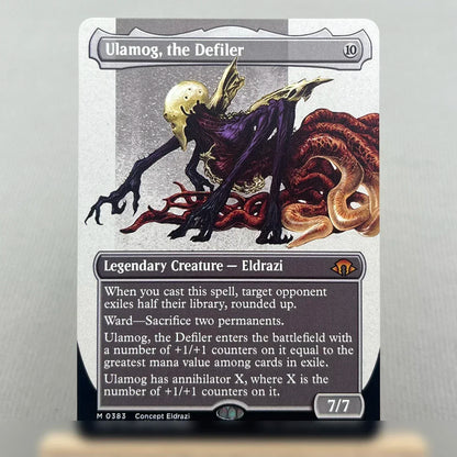 MH3 OTJ OTP HOLO7-Ⅰ04 Tcg cards  proxys Magical Ulamog,  the Defiler Bristly Bill, Spine Emrakul, the World Anew Gather