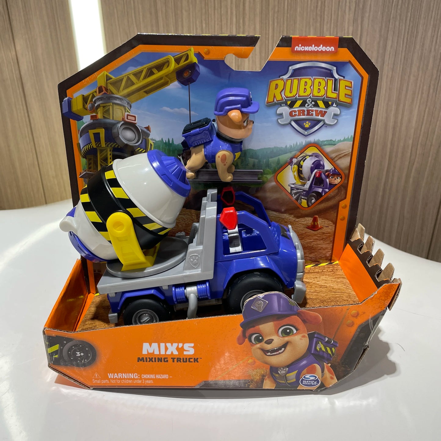 100% Genuine Paw Patrol Rubble & Crew Toy Wheeler Mix Charger Action Figure Doll with Collectible Figures Kids Toy Birthday Gift