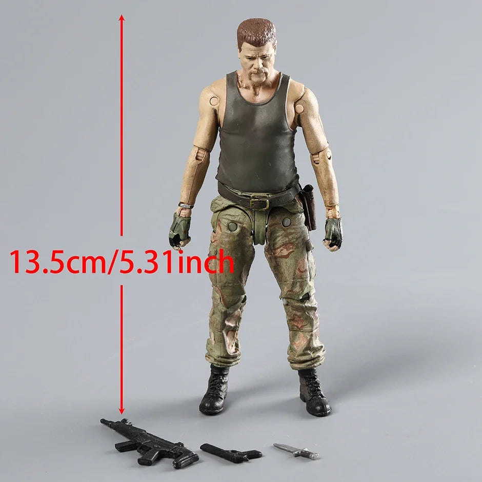 The Walking Dead Abraham Ford Bungee Walker Rick Grimes The Governor Michonne Action Toy Figurine Model Doll