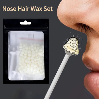 25g/50g Portable Nose Wax Kit Painless Ear Nose Hair Removal Wax Kit Sticks Nail Wax Cleaning Nose Beauty Tool For Men And Women