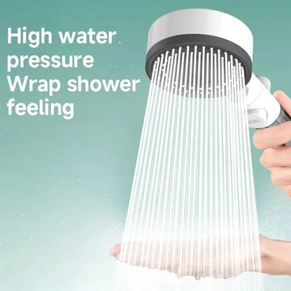 High Quality 8 Mode Shower Head Water Filter Adjustable High Pressure Shower Portable One-Key Stop Shower Bathroom Accessories