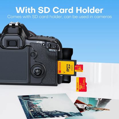 KODAK Micro SD Card U3 V30 128GB 256GB 64GB 4K High Speed TF Card for Phone Camera Drone