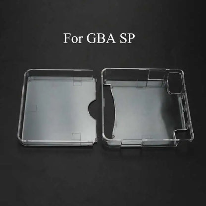 YuXi In Bulk Clear Plastic Crystal Case Protective Case Cover Hard Shell Skin For NDSL NDSi New 3DS XL For GBA SP Game Console