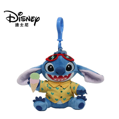 100% Genuine Disney Stitch Scrump Angel Cartoon Blue Stitch Plush Toy Authorized Doll Stich Cute Birthday Gift High Quality