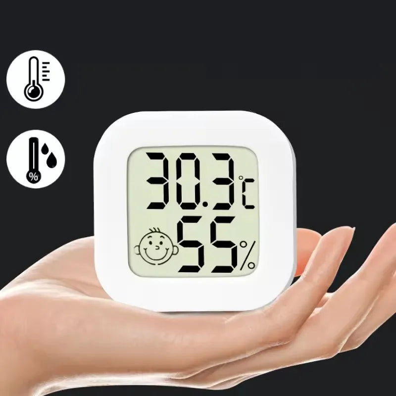 4-10PCS Mini LCD Digital Thermometer Hygrometer Indoor Room Temperature And Humidity Meter Sensor Meter Home Thermometer